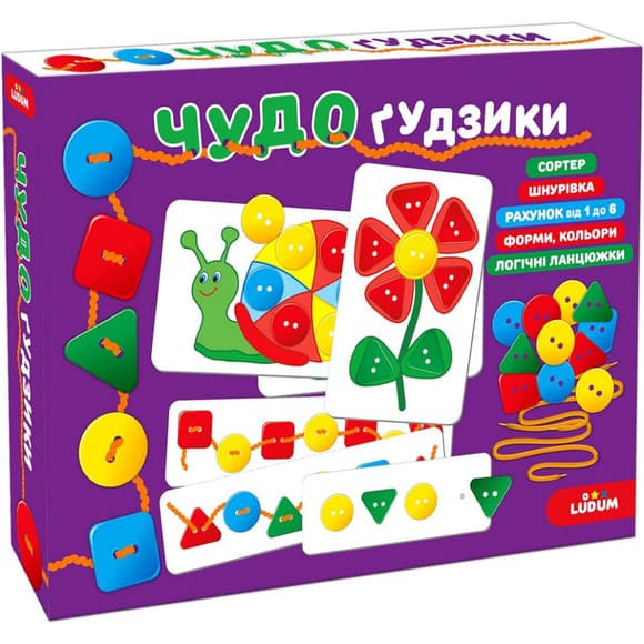 Гра настільна "ЧУДО-гудзики" ME5032-13                                                                 