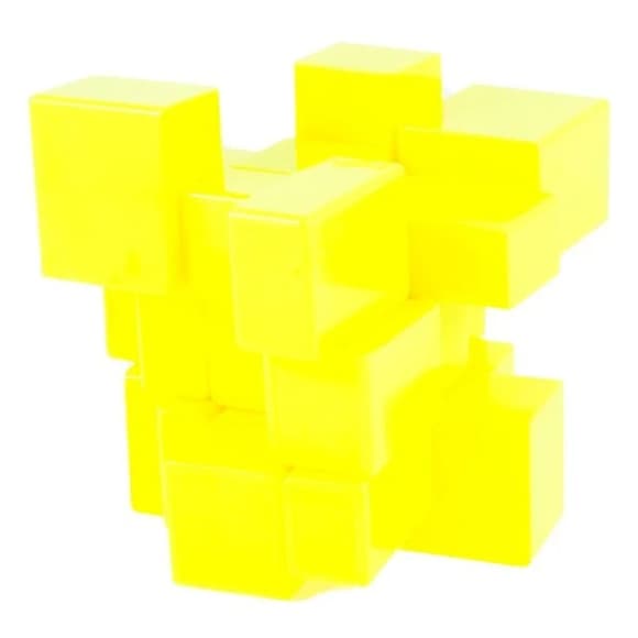  Зеркальный кубик "Mirror Yellow-Зеркальный кубик" SC357 желтый