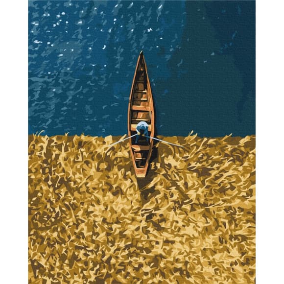 Картина за номерами "Озеро Світязь" ©Roksolana Baran BS53752, 40х50 см