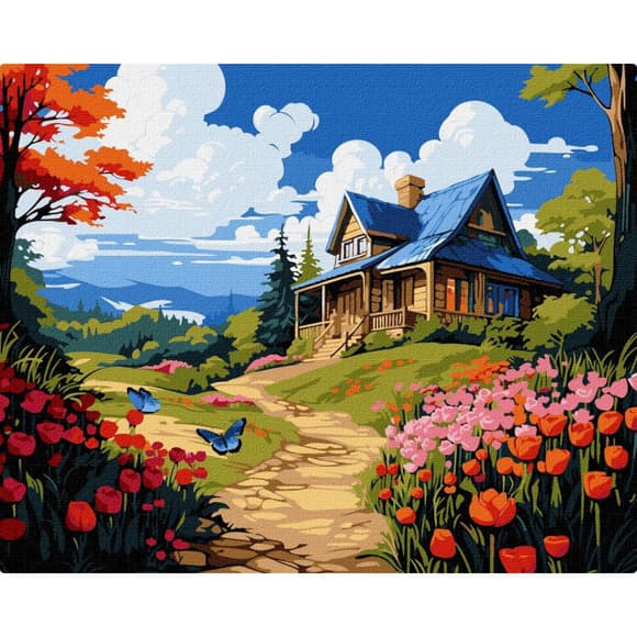 Картина по номерам "Весенняя сказка" KHO6336 40х50 см