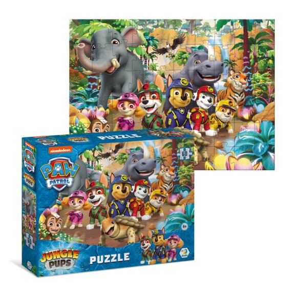 Детский пазл "Paw Patrol. Jungle Pups" 200523, 60 элементов