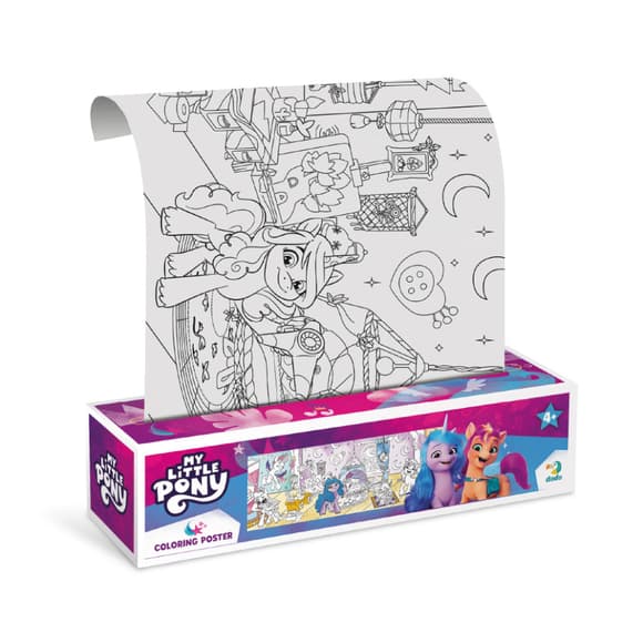 Раскраска детская My Little Pony "Стильные подружки" 200187, 70х16 см