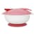 Тарелка на присоске с термоложкой и крышкой MGZ-0101(Pink) 250 мл