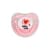 Пустышка силиконовая круглая MGZ-0516(Pink) с колпачком