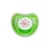 Пустышка силиконовая круглая MGZ-0516(Green) с колпачком