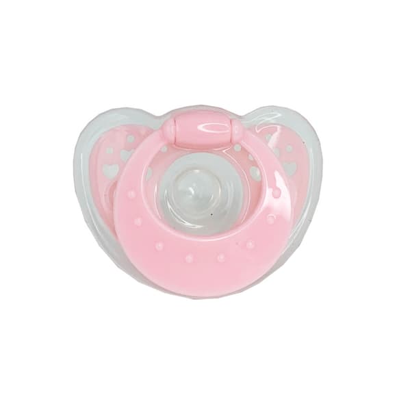 Детская пустышка силиконовая MGZ-0517(Pink) круглая