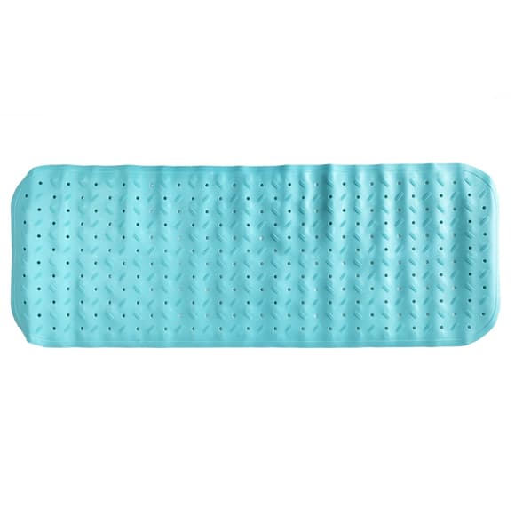 Коврик в ванную комнату на присосках MGZ-0901(Turquoise) 35х95 см