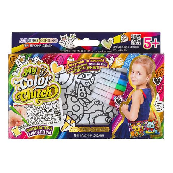 Набор для творчества "My Color Clutch" CCL-02-01U...06U с фломастерами