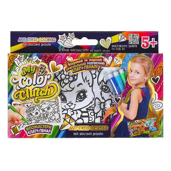 Набор для творчества "My Color Clutch" CCL-02-01U...06U с фломастерами