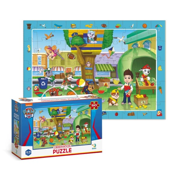 Пазл обсервационный "Paw Patrol Летние развлечения" 200464, 50 элементов