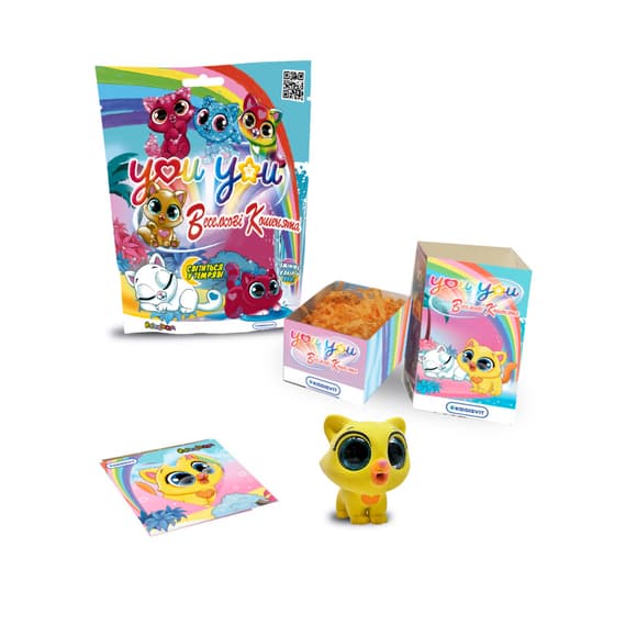 Коллекционная игрушка Радужные котята You You #sbabam 58/CN-2020 фигурка-сюрприз