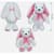 Игрушка мягконабивная Зайка МС 080501-17 розовое