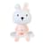 Ночник детский «Зайчик на скейте» MGZ-1407(Pink) питание от USB