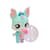Игровой набор Летучая мышка Бетни Bubiloons 85527 фигурка, аксессуары, шарики