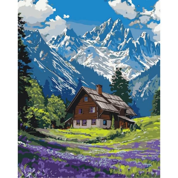 Картина по номерам "Горный покой" 11036-AC 40x50 см