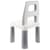 Детский стул "Kids Chair" 0198TXK серый, до 75 кг