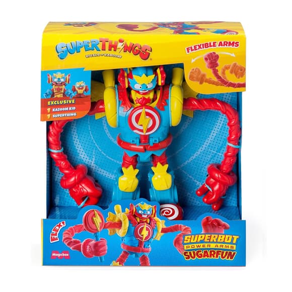 Игровой набор Супербот Шугарфан Superthings S PSTSP116IN70 робот, казум-кид, фигурка