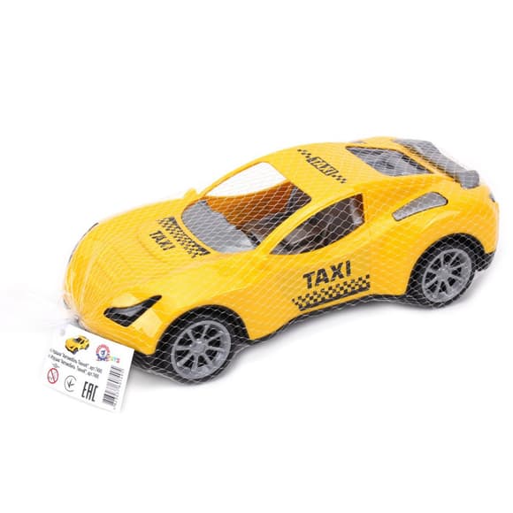 Дитяча іграшка "Таксі спорткар" 7495TXK сітка, жовтий