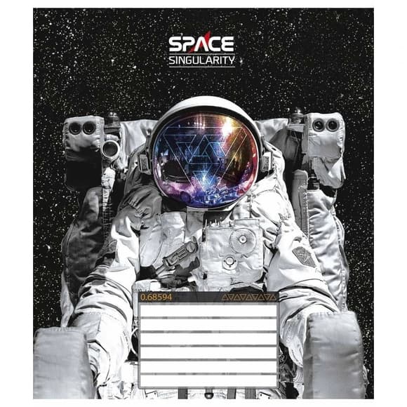 Тетрадь ученическая "Space singularity" 024-3384L-1 в линию, 24 листов