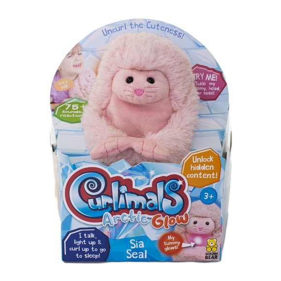 Интерактивная игрушка Морской котик Сиа Curlimals 3726 серии «Arctic Glow» 