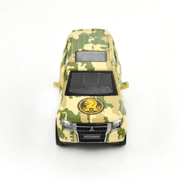 Автомодель серии "Шевроны Героев" Mitsubishi Pajero 4WD Tubro" 47 ОМБр" TechnoDrive 250361M