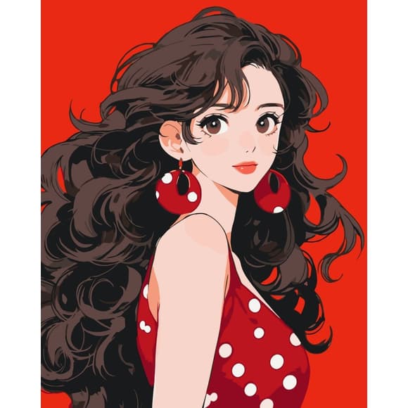 Картина по номерам "Anime girl" 10132-AC 40х50 см