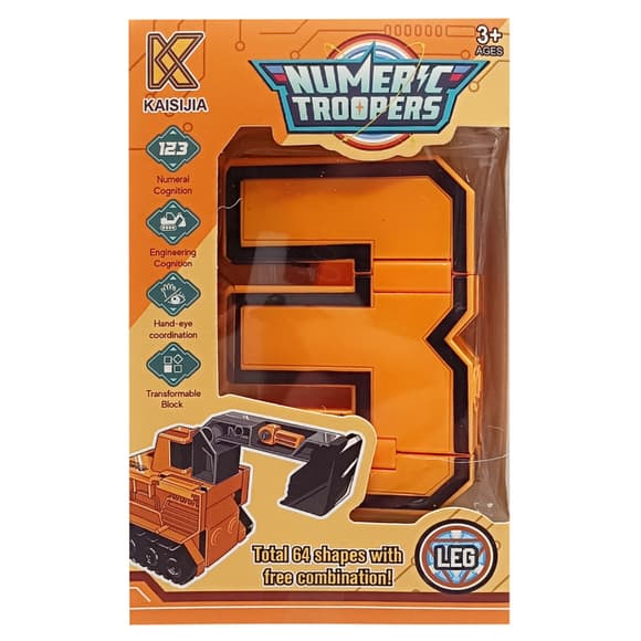 Дитячий Трансформер транспорт "Numerc Troopers" 8336