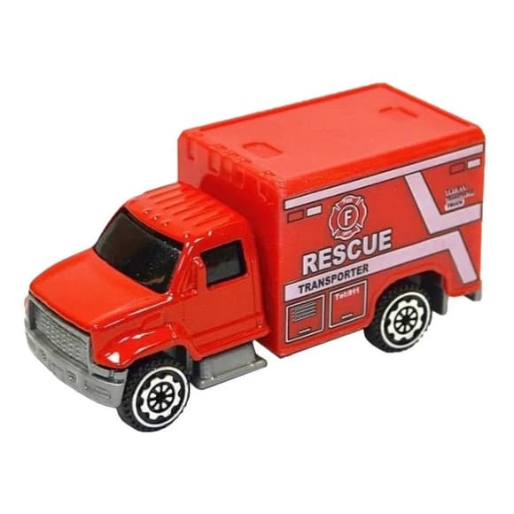Машина детская "Пожарная спецтехника" 7630-1, 1:64