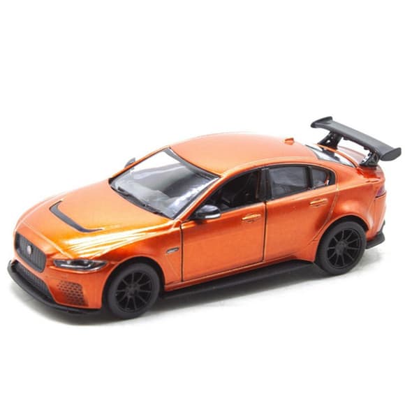 Машинка инерционная "Jaguar XE SV Project 8" KT5416W масштаб 1:36 