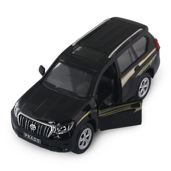 Инерционная автомодель "Toyota Prado" TechnoDrive KM6189D черный                                                                  