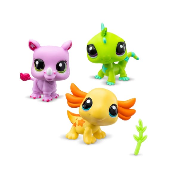 Игровой набор "Настроение дикой природы" Littlest Pet Shop 00557 аксессуары и 3 фигурки