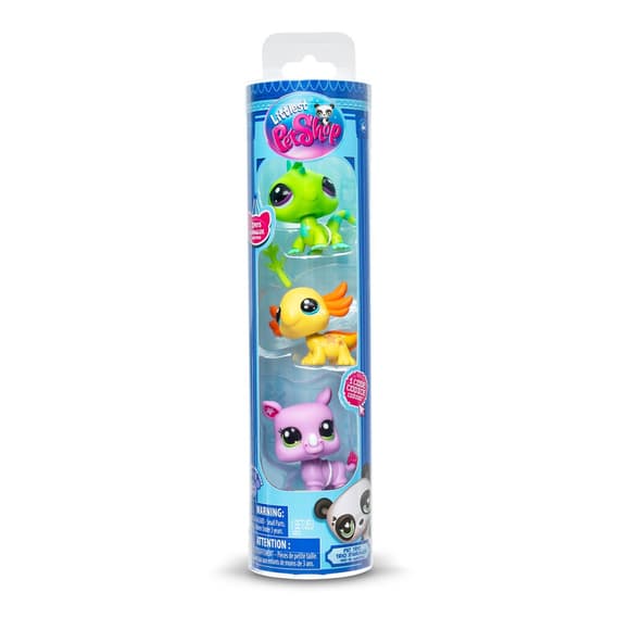 Игровой набор "Настроение дикой природы" Littlest Pet Shop 00557 аксессуары и 3 фигурки