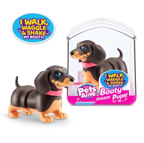 Интерактивный щенок Игривая Такса PETS ALIVE 9530SQ1-3 ходит виляет хвостиком