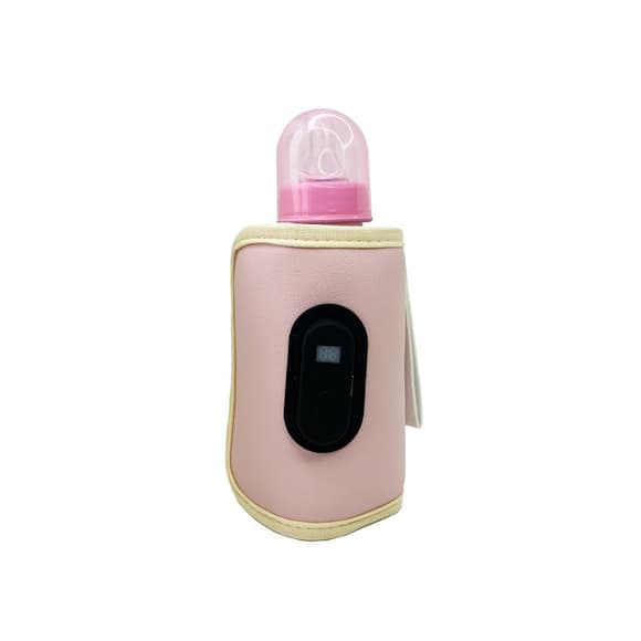 Портативный подогреватель для детских бутылочек MGZ-0222(Pink) с индикатором температуры