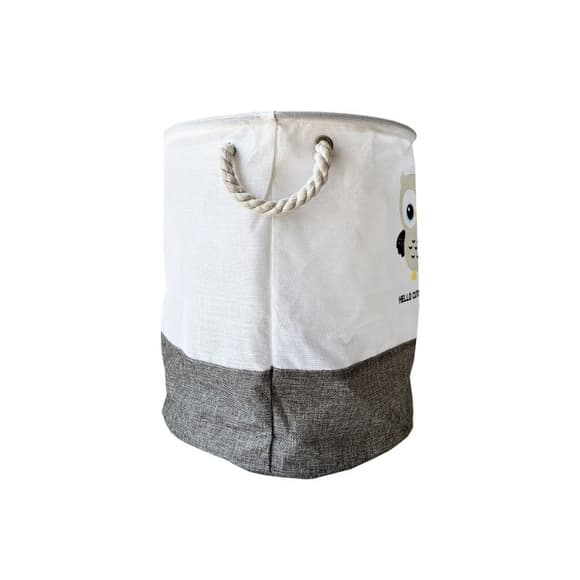 Корзина для игрушек и белья "Hello cute animals Сова" MGZ-1006(Grey) 35 х 40 см