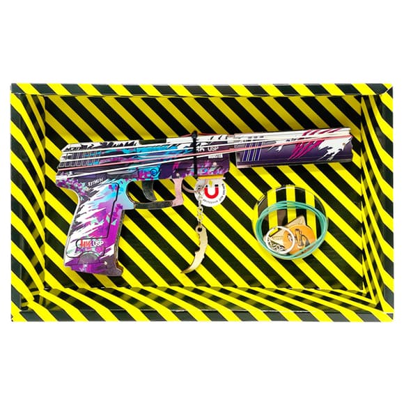 Собранная модель Резинкострел "USP Genesis" Box USP-G