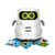Умный робот с обучающими карточками AT-ROBOT 2 AT002-01-UKR сенсорное управление