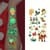 Набор временных тату "Рождество №2" kids-tatto-set10-2-christmass, светящиеся 12 х 7 см  