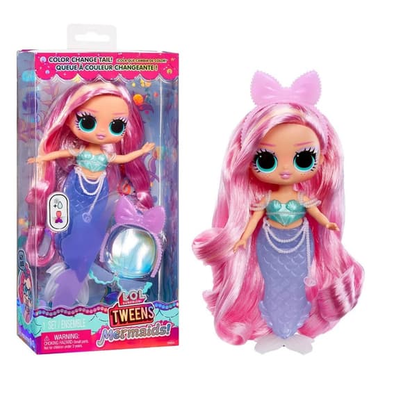 Игровой набор с куклой "Лола Вейв" L.O.L. Surprise! 510451 серии "Tweens Mermaids!" с аксессуарами