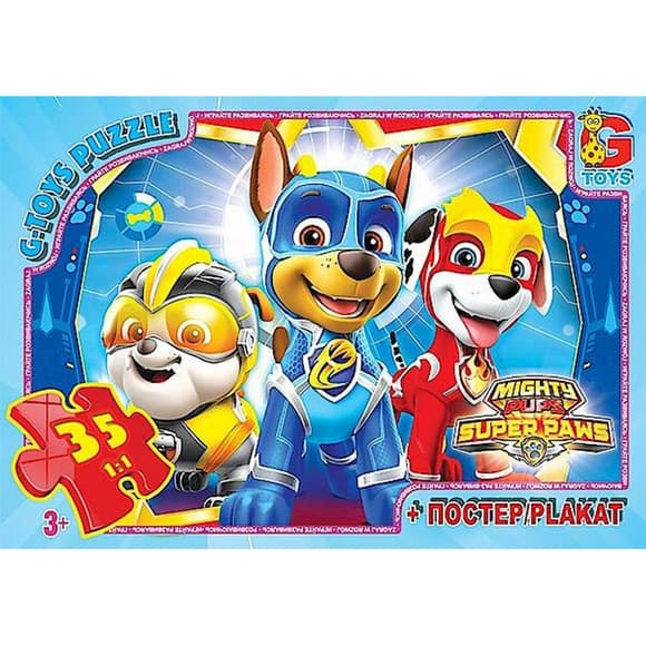 Детский пазл "Paw Patrol Щенячий патруль" PW0866 плакат 35 элементов