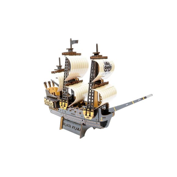 Деревянный 3D конструктор "Пиратский корабль" Puz-00928, 196 деталей