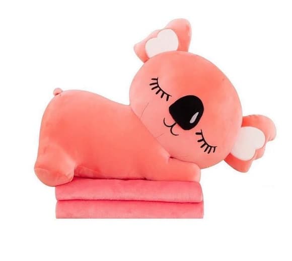 Детская мягкая игрушка "Коала" L1129(Pink) игрушка с пледом, размер 50 см