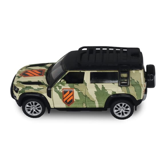 Автомодель серии "Шевроны Героев" Land Rover Defender 110 "3 ОШБр" TechnoDrive 250363M2 масштаб 1:39