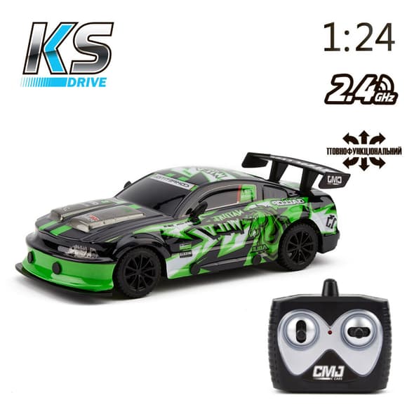 Автомобиль на радиоуправлении ROAD REBELS KS DRIVE 18599OB 1:24, 2.4 ГГц