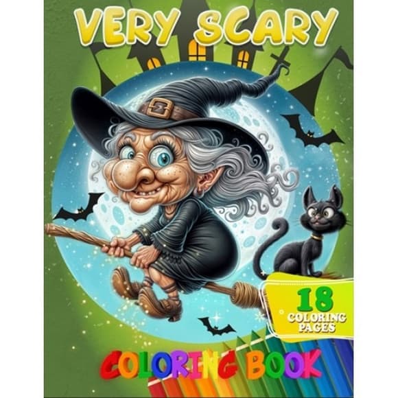 Раскраска для детей Very Scary А05122404 формат А4