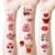 Набор временных тату "Любовь № 1" Love-tattoo-mini-set-1-10, 12 х 7 см 10 шт