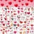 Набор временных тату "Любовь № 1" Love-tattoo-mini-set-1-10, 12 х 7 см 10 шт