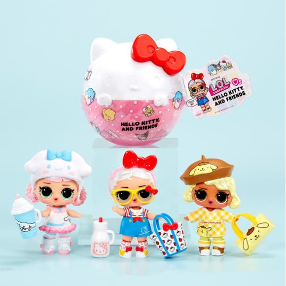 Детский игровой набор с куклой серии "Loves Hello Kitty" - Hello Kitty и друзья L.O.L. Surprise! 523840