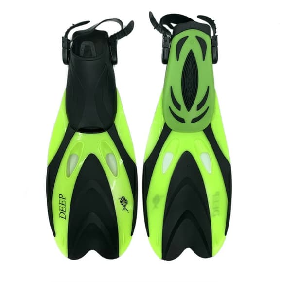 Ласты с открытой пяткой DLV Deep NE-66-43-46-Y размер L/XL 43-46 салатовые
