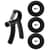 Набор кистевых эспандеров кольцо+эспандер ножницы Power Grip Set2 NE-1588-60
